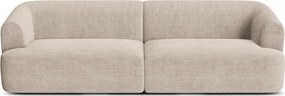 Jasnobrązowa sztruksowa sofa 255 cm Campi – Cosmopolitan Design