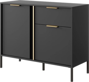 Komoda LORENZO 103 cm do Salonu Sypialni z Szufladą Antracyt