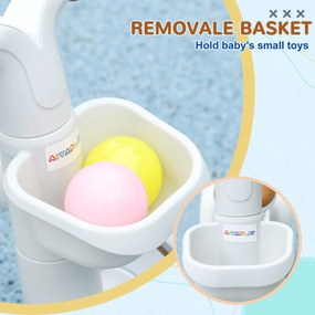 AIYAPLAY Rowerek biegowy z regulowanym siedziskiem, ciche opony, dla dzieci 1-3 lata, do 20 kg, Zielony/Biały