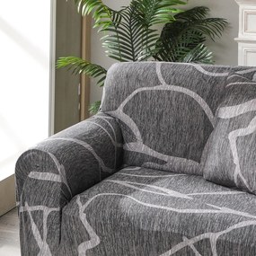 4Home Pokrowiec elastyczny na fotel 2-osobowy Slate, 145 - 185 cm, 145 - 185 cm