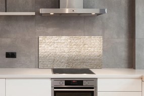 Szklany Panel Surowa Ściana z Cegieł