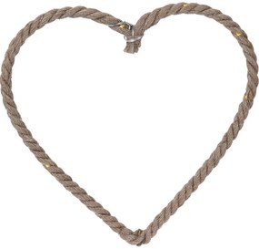 Ozdoba choinkowa LED z juty, 40 cm