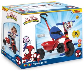 Smoby rowerek trójkołowy be fun spidey