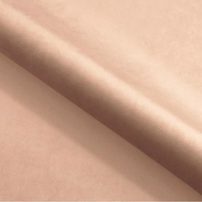 Fotel USZAK bujany tapicerowany z podłokietnikami, kolor Pudrowy róż tkanina MAGIC VELVET