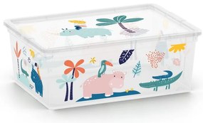 Biały plastikowy pojemnik dziecięcy 37x26x15 cm C Box Style – KIS