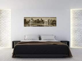 Obraz - Złote Miasto (170x50 cm)