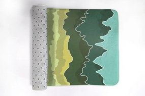 Dywanik antypoślizgowy do łazienki Dywanik antypoślizgowy do łazienki Góry Abstrakcja