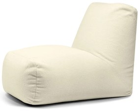 Kremowy worek do siedzenia z materiału bouclé Tube – SLOWDOWN