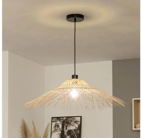 Brilagi - Żyrandol LED na lince CERIA BOHO 1xE27/40W/230V śr. 100 cm bambusowy