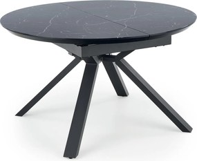 Okrągły stół rozkładany z marmurowym blatem Vertigo