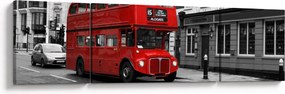 Obraz - Londyn z autobusem (170x50 cm)