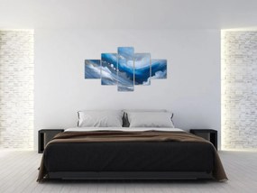 Obraz - Abstrakcja oceanu (125x70 cm)