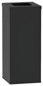 Wewnętrzny kosz do segregacji śmieci, 70 l, uchwyt na worek, czarny/czarny