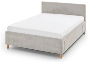 Beżowe łóżko dziecięce ze schowkiem 140x200 cm Cool – Meise Möbel