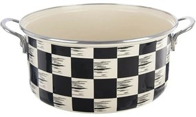 Orion Emaliowany rondel Szachownica Lem, 5 l,średnica 26 cm, śred. 26 cm