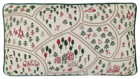 Poduszka dekoracyjna z mieszanki lnu 30x50 cm Ski Village – Catherine Lansfield