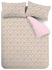 Różowa pościel dwuosobowa 230x220 cm Darcy Floral – Catherine Lansfield