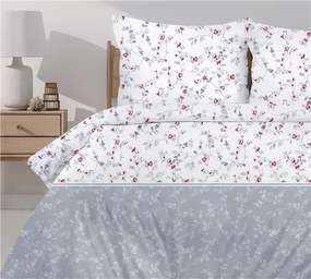 Pościel bawełniana Greno Premium Dolce Vita 220x200 cm szara GRENO