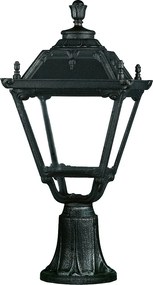 Lampa zewn?trzna INDURA MEDIUM 4 w stylu klasycznym - wys. 71 cm - E27 42W - ?ywica - IP55 - czarny