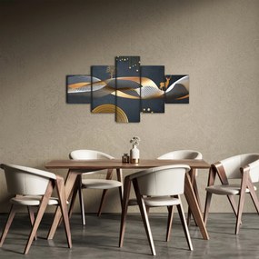 Obraz - Grafika z jeleniem (125x70 cm)
