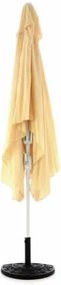 Ogrodowy parasol - prostokątny 2x3 m - champagne