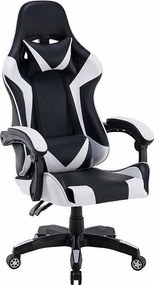 Fotel Gamingowy REMUS | Biały |  66x62x125 cm | Gamingowy