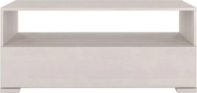 Drewniana szafka Rtv bukowa Sandema/Biały