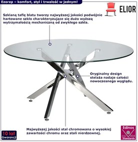 Okrągły szklany stolik kawowy Palmira 5X