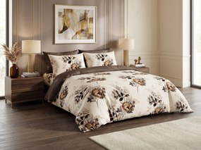 PrzytulneMieszkanie.pl PrzytulneMieszkanie.pl Dwustronna pościel DUO SENSE CARMELIA wzorzysta + poszewka na poduszkę 40x50 cm GRATIS Rozmiar pościeli: 70 x 90 cm | 140 x 200 cm