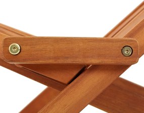 Drewniane krzesło ogrodowe Nolim 2X - brązowe