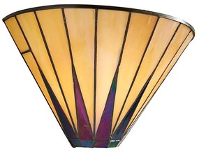 Endon 64046 - Kinkiet Tiffany DARK STAR 1xE14/40W/230V