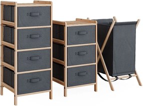 Zestaw mebli łazienkowych szary 34.5x36.5x86 bruno