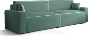 Miętowa sofa rozkładana z pojemnikiem Z4-G84