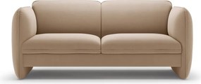 Brązowa aksamitna sofa 168 cm Georgia – Micadoni