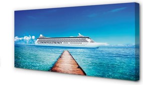 Fotoobraz na płótnie Słoneczny Rejs po Morzu