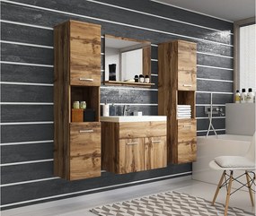 MINIO go for it, Meble łazienkowe MONTANA XL w kolorze dąb wotan