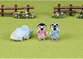 Sylvanian Families Baby pingwinki bliźniaki z autem