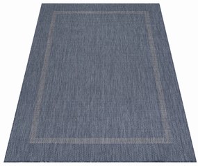 Dywan zewnętrzny Relax ramka granatowy 120 cm x 170 cm