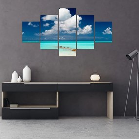 Obraz - Tropikalna plaża (125x70 cm)