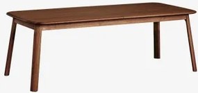 Rozkładany Prostokątny Stół Jadalniany 220-320x95 Cm Z Drewna Treveris Wenge - Sklum