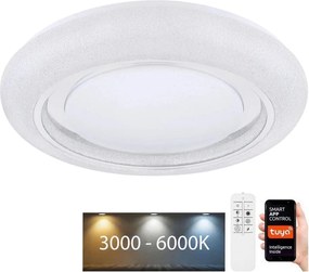 Globo 483111-28SH - ściemnialna lampa sufitowa LED RADA LED/28W/230V + pilot