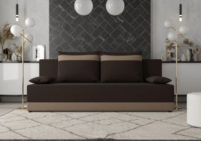 Brązowa nowoczesna sofa rozkładana F9-T86
