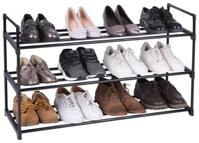 Czarna szafka na buty VARIO 92x55 cm