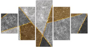 Obraz - Imitacja materiałów (125x70 cm)