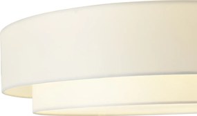 Nowoczesna lampa sufitowa biała 50 cm 3-punktowa - Drum Duo