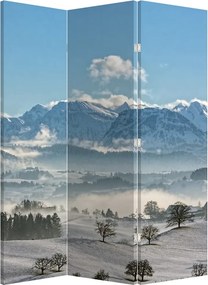 Parawan - Zaśnieżone góry (126x170 cm)