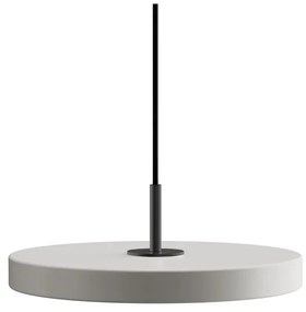 Jasnoszara lampa wisząca LED z metalowym kloszem ø 31 cm Asteria Mini – UMAGE