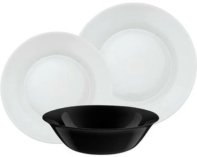 Florina 18-częściowy zestaw talerzy Domino