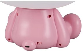 Różowa lampa dziecięca LED Hopper – Trio