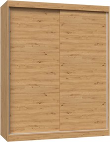 Z przesuwnymi garderoba drzwiami dąb artisan 160 cm K5-H50